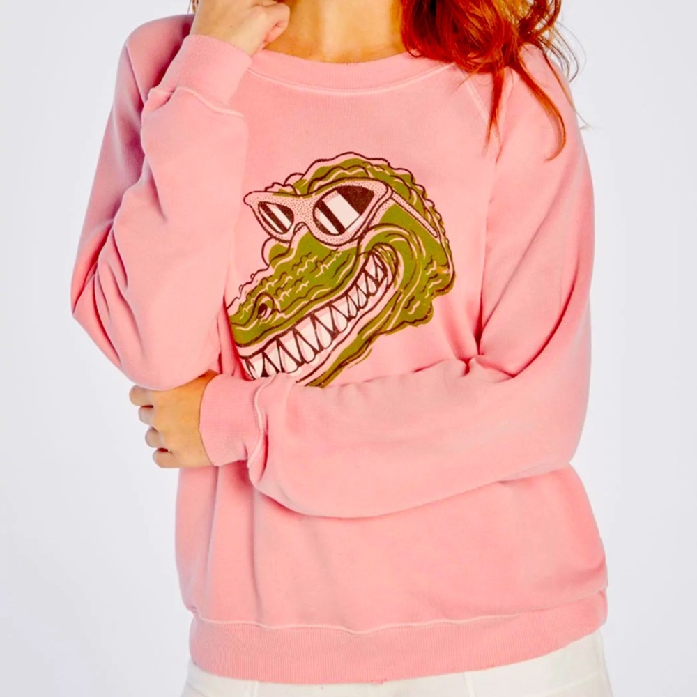 Wildfox In A While Crocodile Sommers Sweatshirt L SOLD OUT
